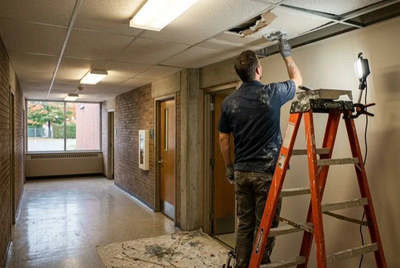 Commercial building repairs and maintenance by AWPM