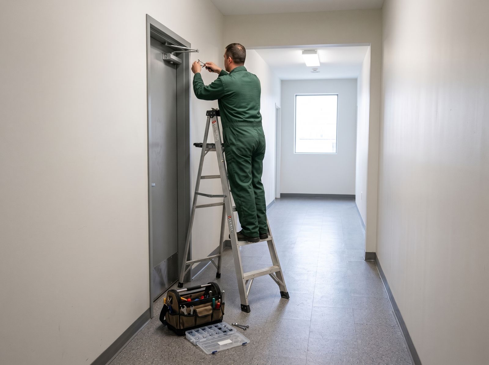 AWPM crew at work on a commercial property in Etobicoke and Mississauga