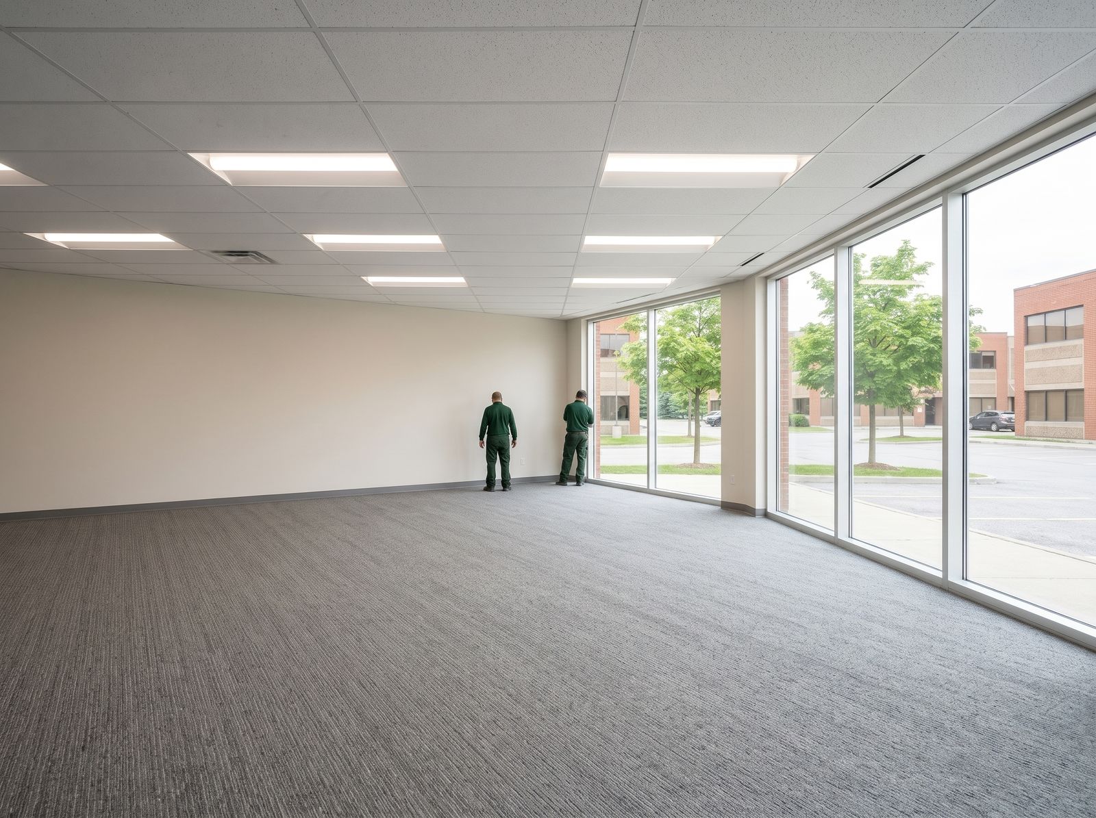 AWPM crew at work on a commercial property in Etobicoke and Mississauga